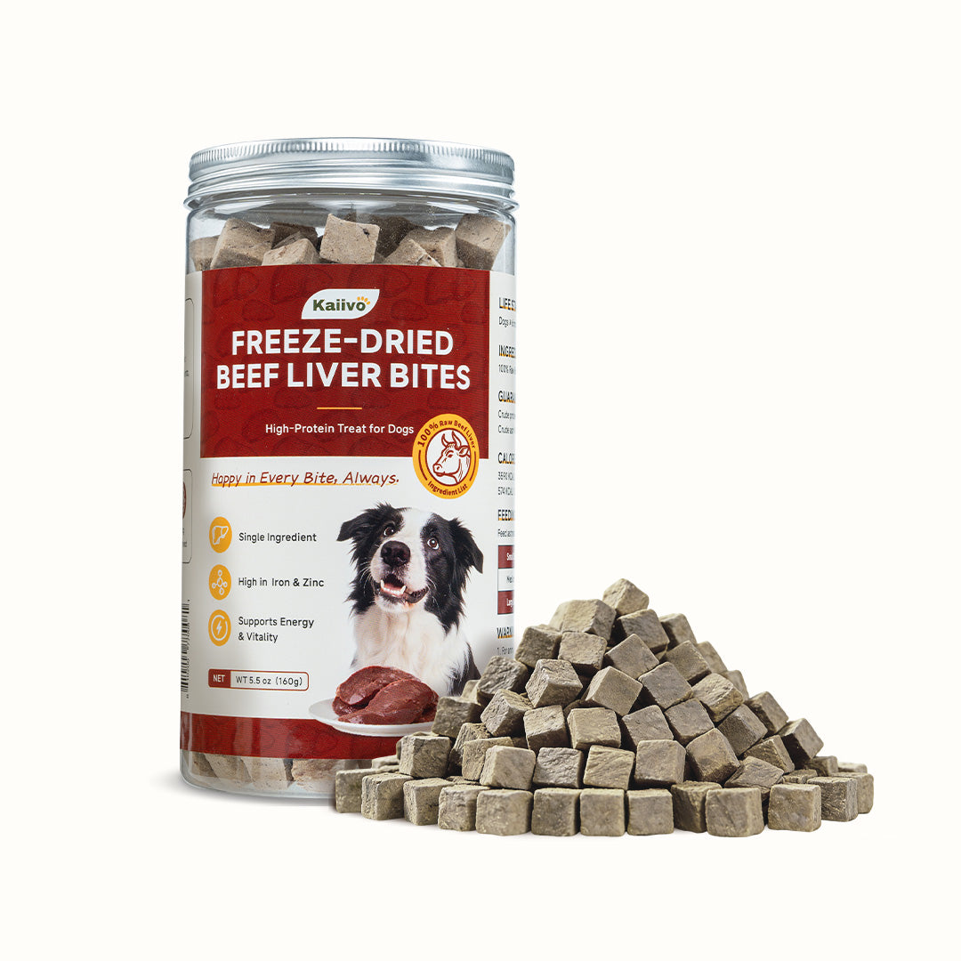 Freeze-Dried Pure Beef Liver Bites