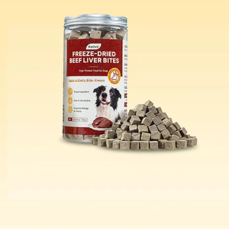 Freeze-Dried Pure Beef Liver Bite